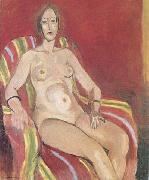 Nude in an Armchair (mk35) Henri Matisse